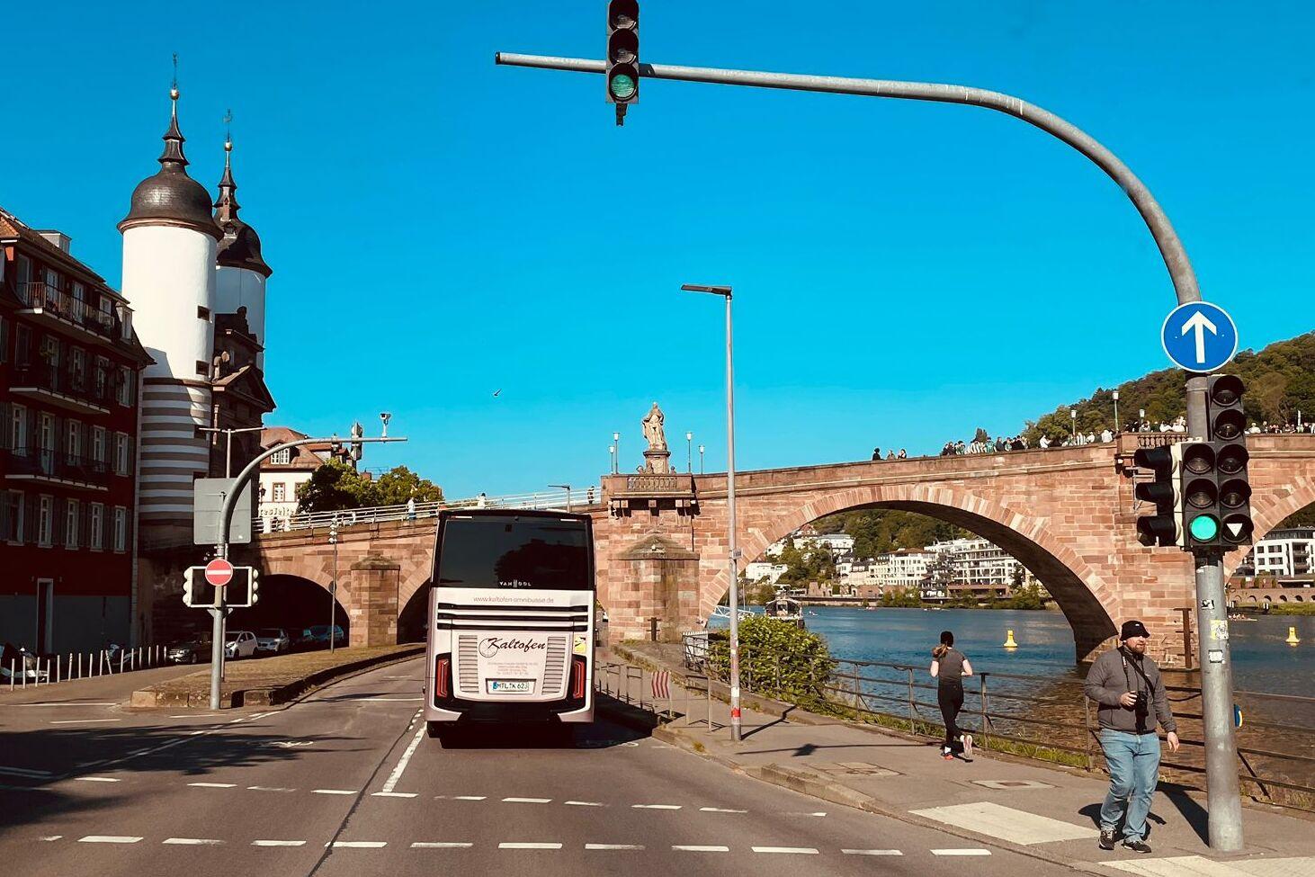 Ankunft in Heidelberg Ankunft in Heidelberg