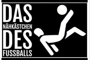 N&auml;hk&auml;stchen des Fu&szlig;balls