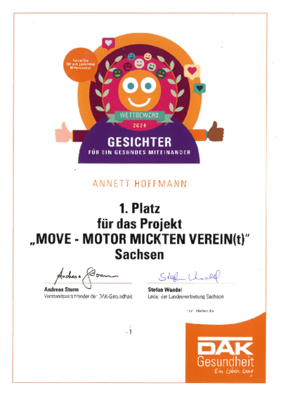 Auszeichnung DAK Gesichter