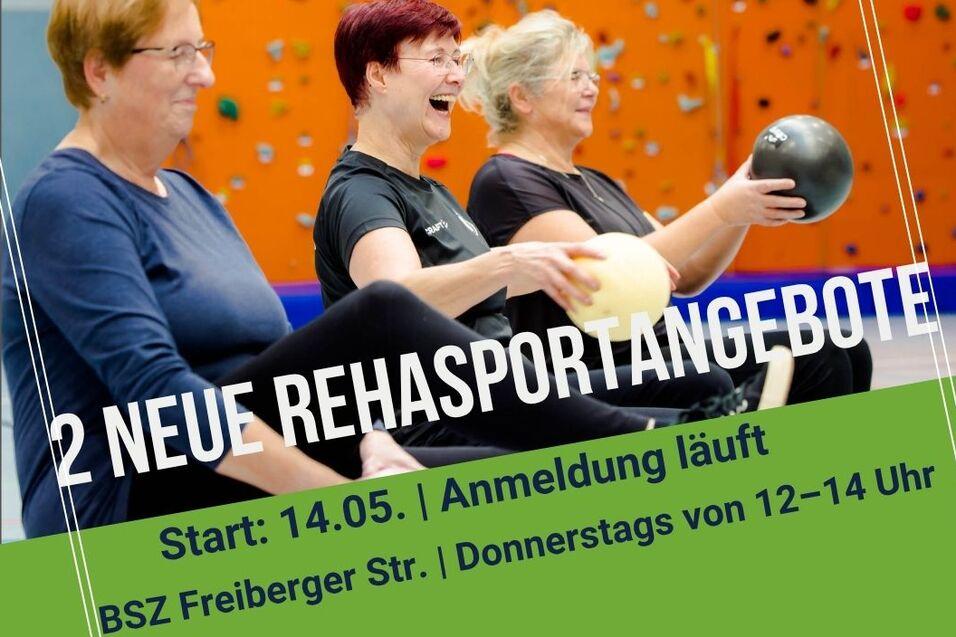 Plakat neue Rehasportgruppe