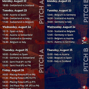 Spielplan EPFA Cup 2022